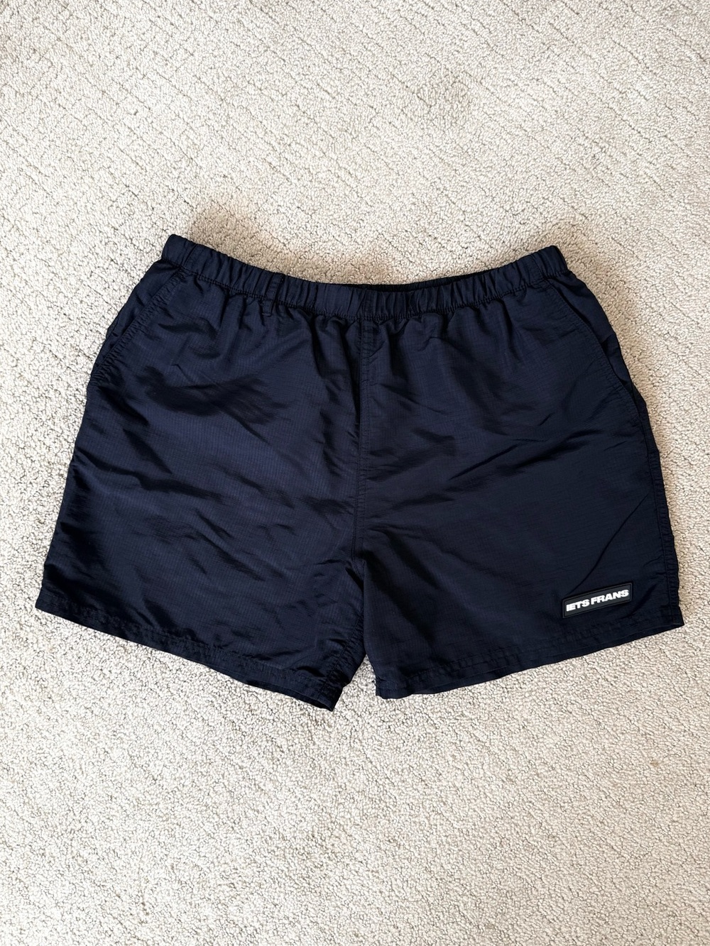 iets frans black tech shorts